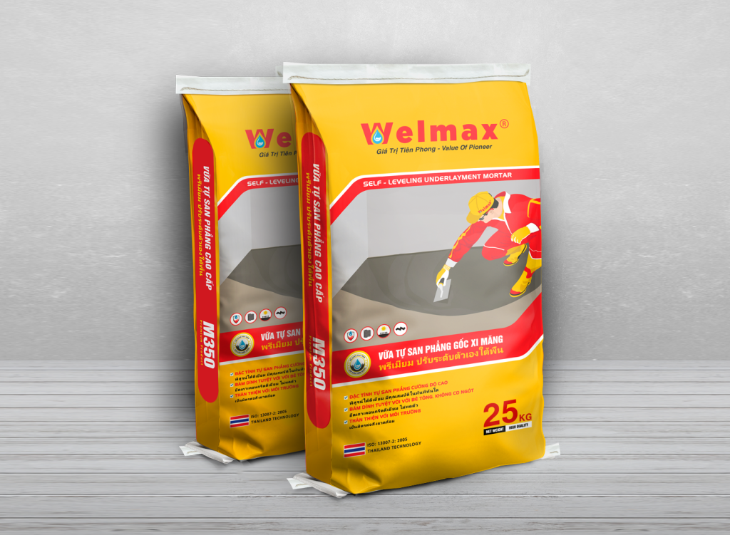 Welmax Vữa Tự San Phẳng cao cấp – M350 – Welmax Việt Nam